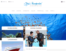 Tablet Screenshot of dive-hurghada.com